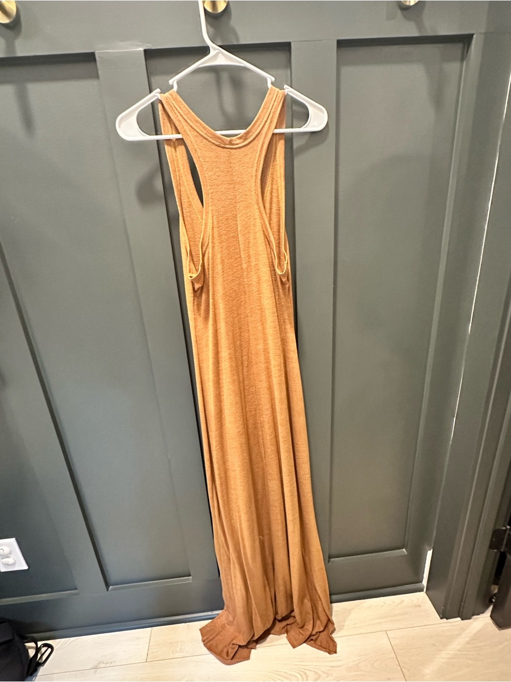 Alternative Racerback Maxi Dress in Rust - Picture 2 of 3